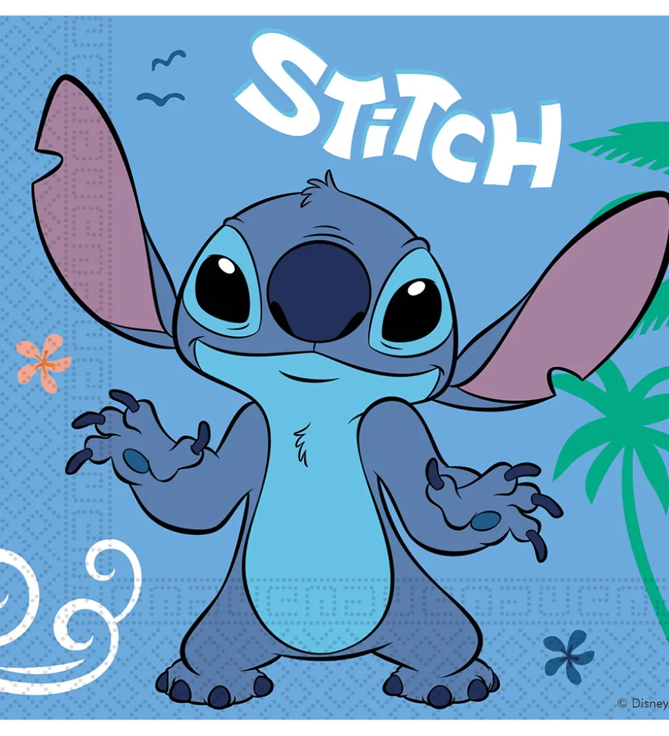 Decorata Party Servietter - 20-pak - 33x33 cm - Stitch & Angel