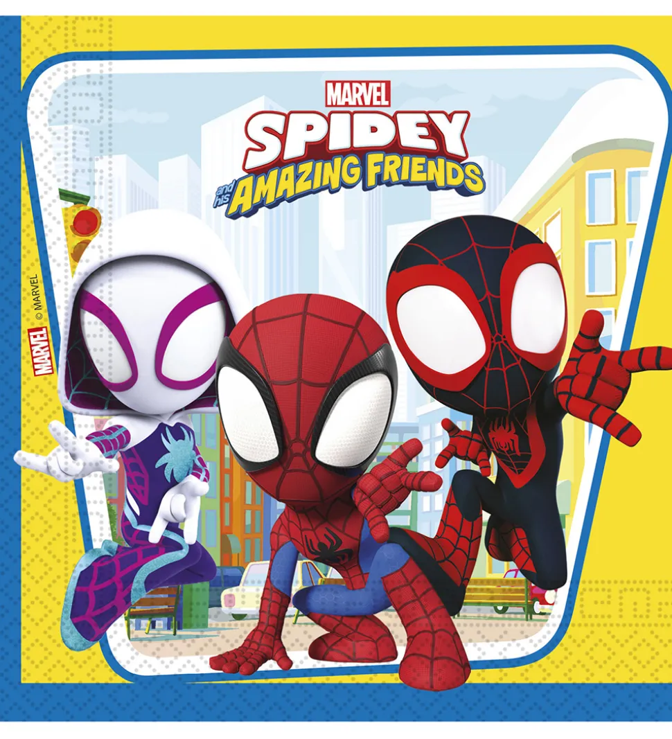 Decorata Party Servietter - 20-pak - 33x33 cm - Spidey & His Ama