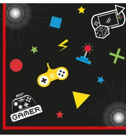 Decorata Party Servietter - 20-pak - 33x33 cm - Gaming Party