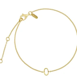 Design Letters Armbånd - O - 18K Guldbelagt