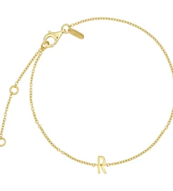 Design Letters Armbånd - R - 18K Guldbelagt