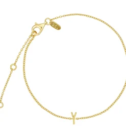 Design Letters Armbånd - Y - 18K Guldbelagt