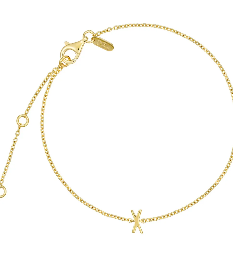 Design Letters Armbånd - Z - 18K Guldbelagt