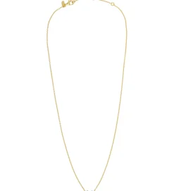 Design Letters Halskæde - Bow Tie - 45 cm - Guld/Lyseblå