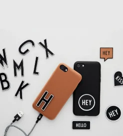 Design Letters Klistermærke - Mobil - T - 5cm - Black