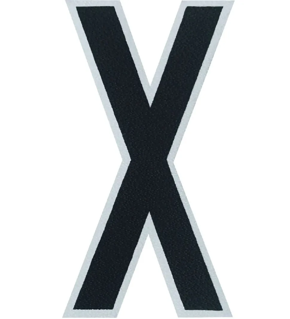Design Letters Klistermærke - Mobil - X - 5cm - Black