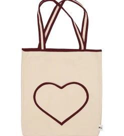 Design Letters Mulepose - In My Heart - Natural /Syrrah Burgundy