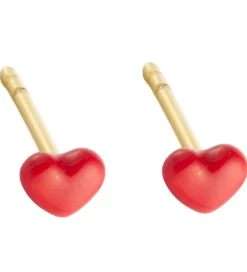 Design Letters Øreringe - 2 stk. - Little Big Love - 18K Guldbel