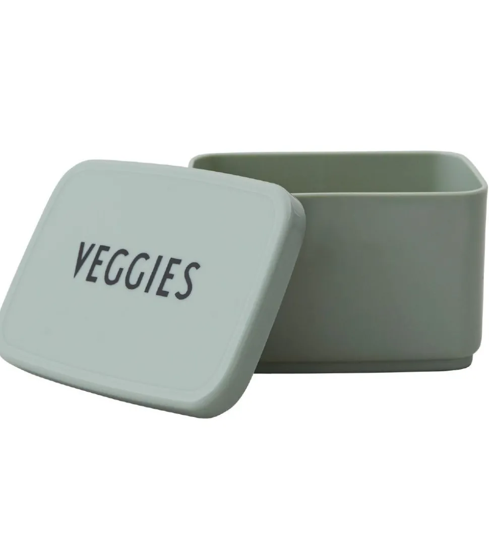 Design Letters Snack Boks - Veggies - Grøn