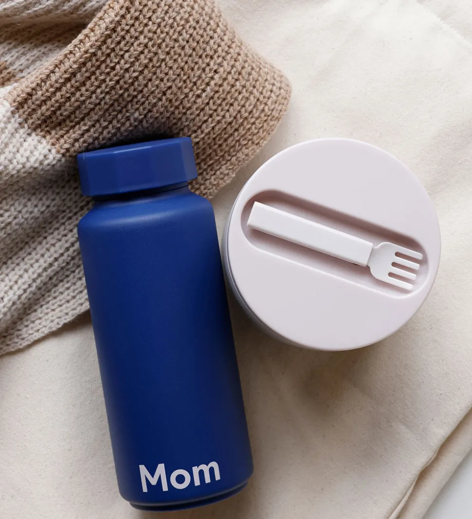 Design Letters Termoflaske - Mom - 500 ml - Midnight Blue