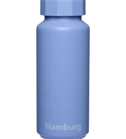 Design Letters Termoflaske - 500 ml - Hamburg - Sky Blue