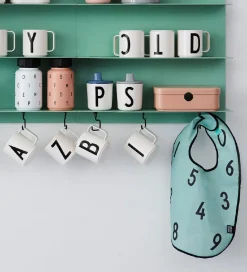Design Letters Termoflaske m. Sugerør - 330 ml - Blå