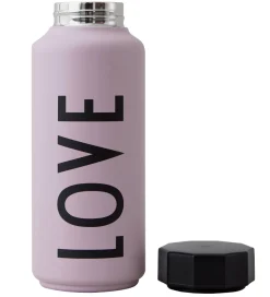 Design Letters Termoflaske - Love - 500ml - Lavendel