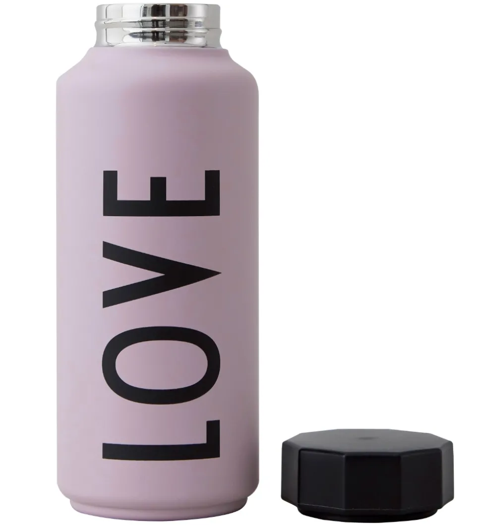 Design Letters Termoflaske - Love - 500ml - Lavendel