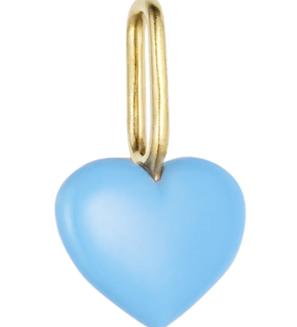 Design Letters Vedhæng - Close To My Heart - Guldbelagt