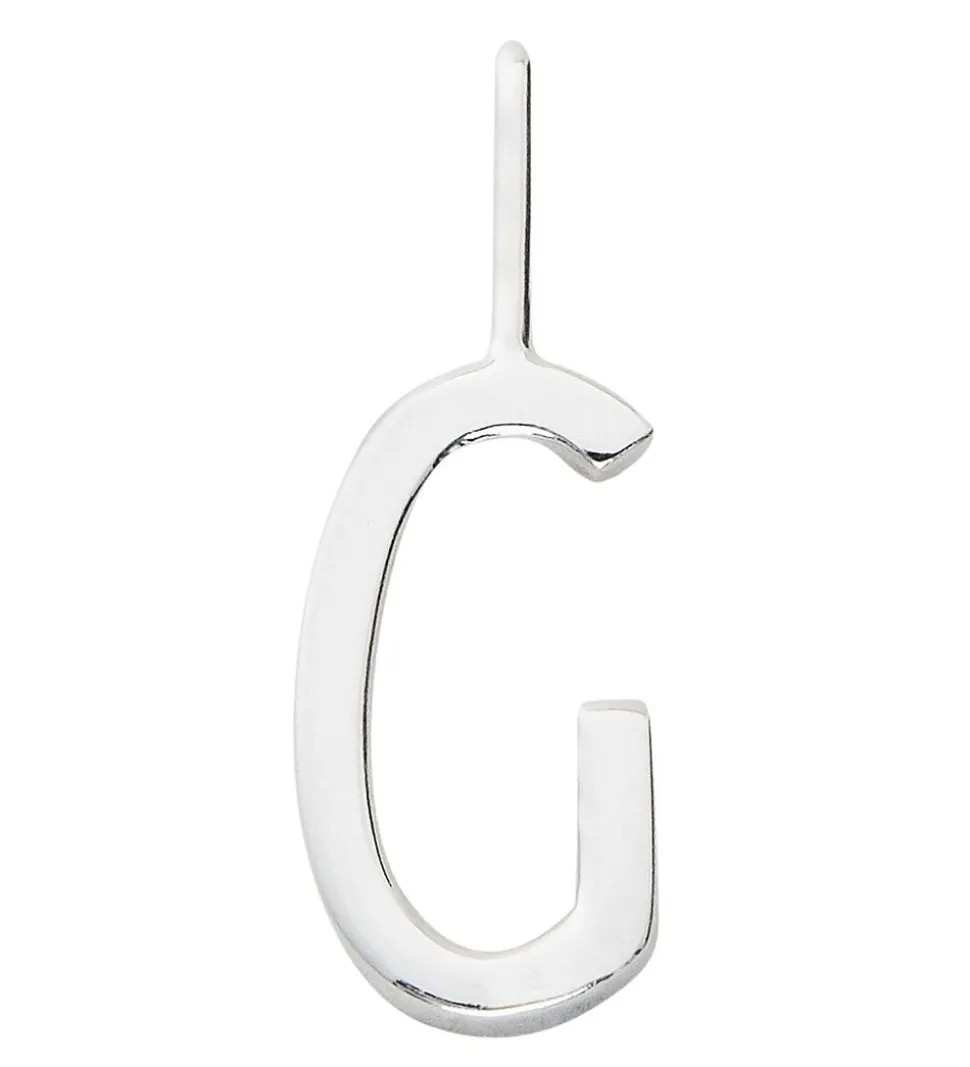 Design Letters Vedhæng Til Halskæde - G - Sølv