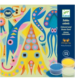 Djeco Kreasæt - Farvet Sand - Sea Lights