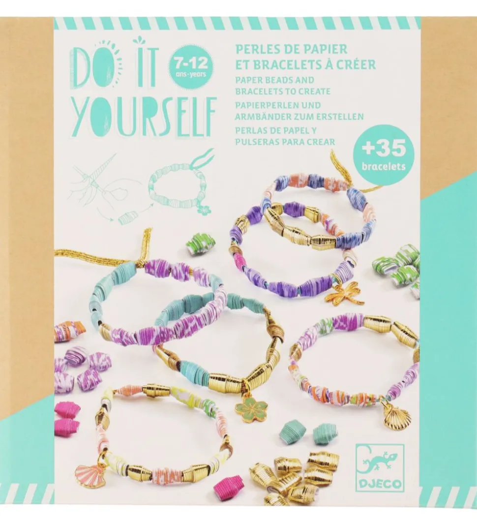 Djeco Smykkesæt - DIY - Stylish And Golden