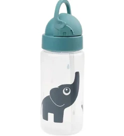 Done by Deer Drikkedunk m. Sugerør - 350 ml - Elphee - Blå