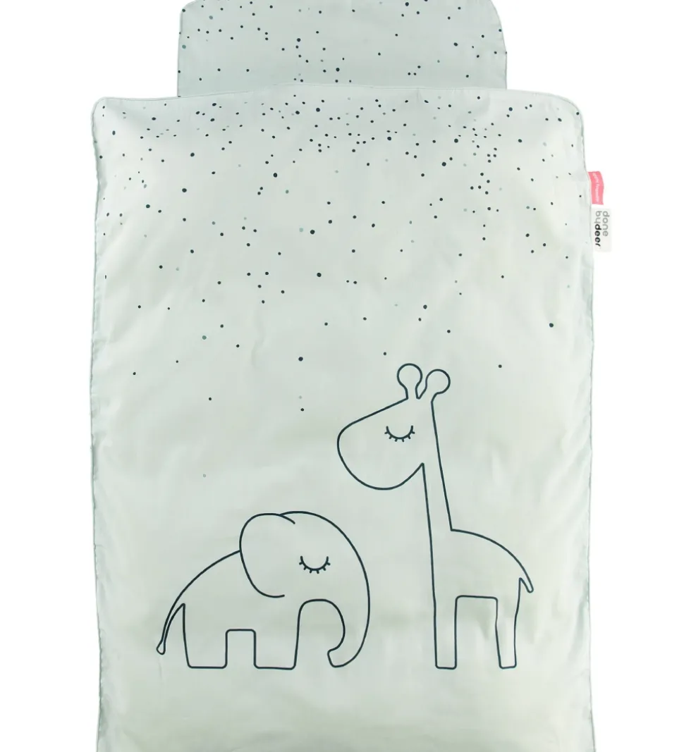 Done By Deer Sengetøj - Dreamy Dots - Junior - Blå