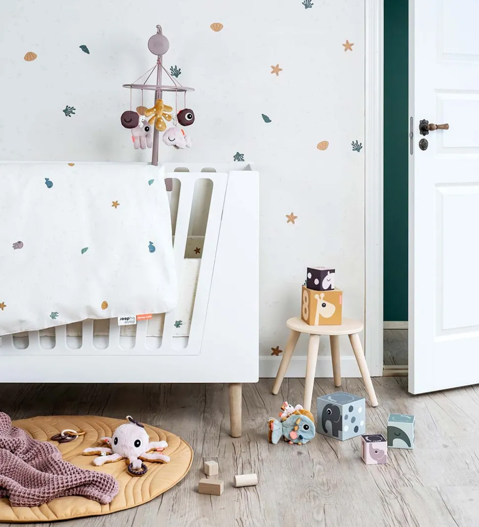 Done By Deer Sengetøj - Junior - Sea Friends Beige