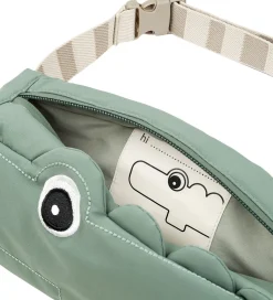 Done by Deer Skuldertaske - Quilted Cross-Over Kids - Croco Gree