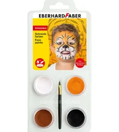 Eberhard Faber Ansigtsmaling - 4 Farver - Tiger