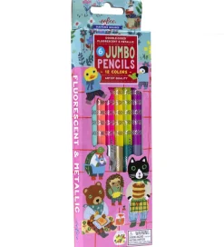 Eeboo Farveblyanter - 6 Stk. - Jumbo - Sweet Celebration