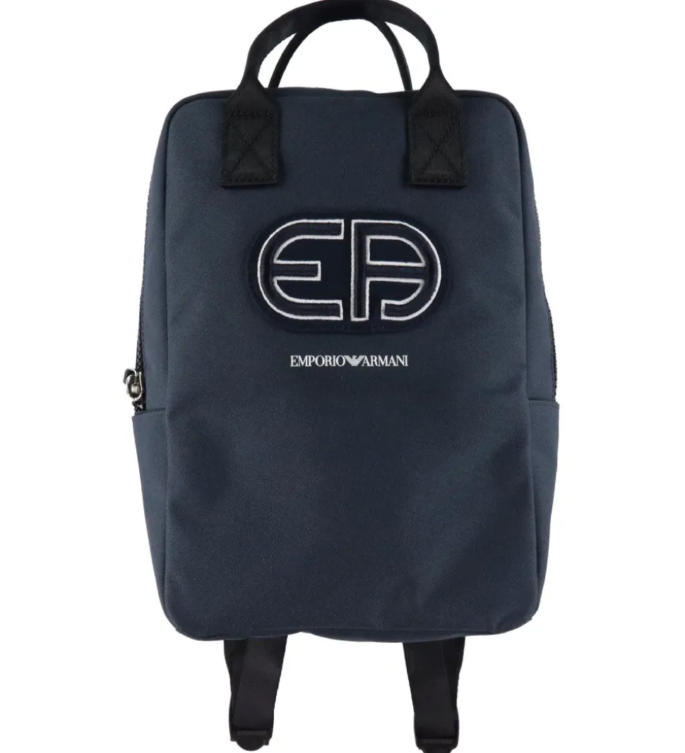 Emporio Armani Rygsæk - Navy m. Logo