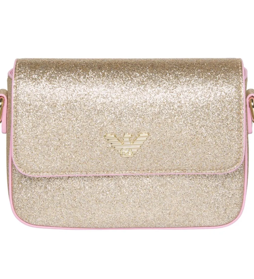 Emporio Armani Skuldertaske - Champagne m. Glimmer