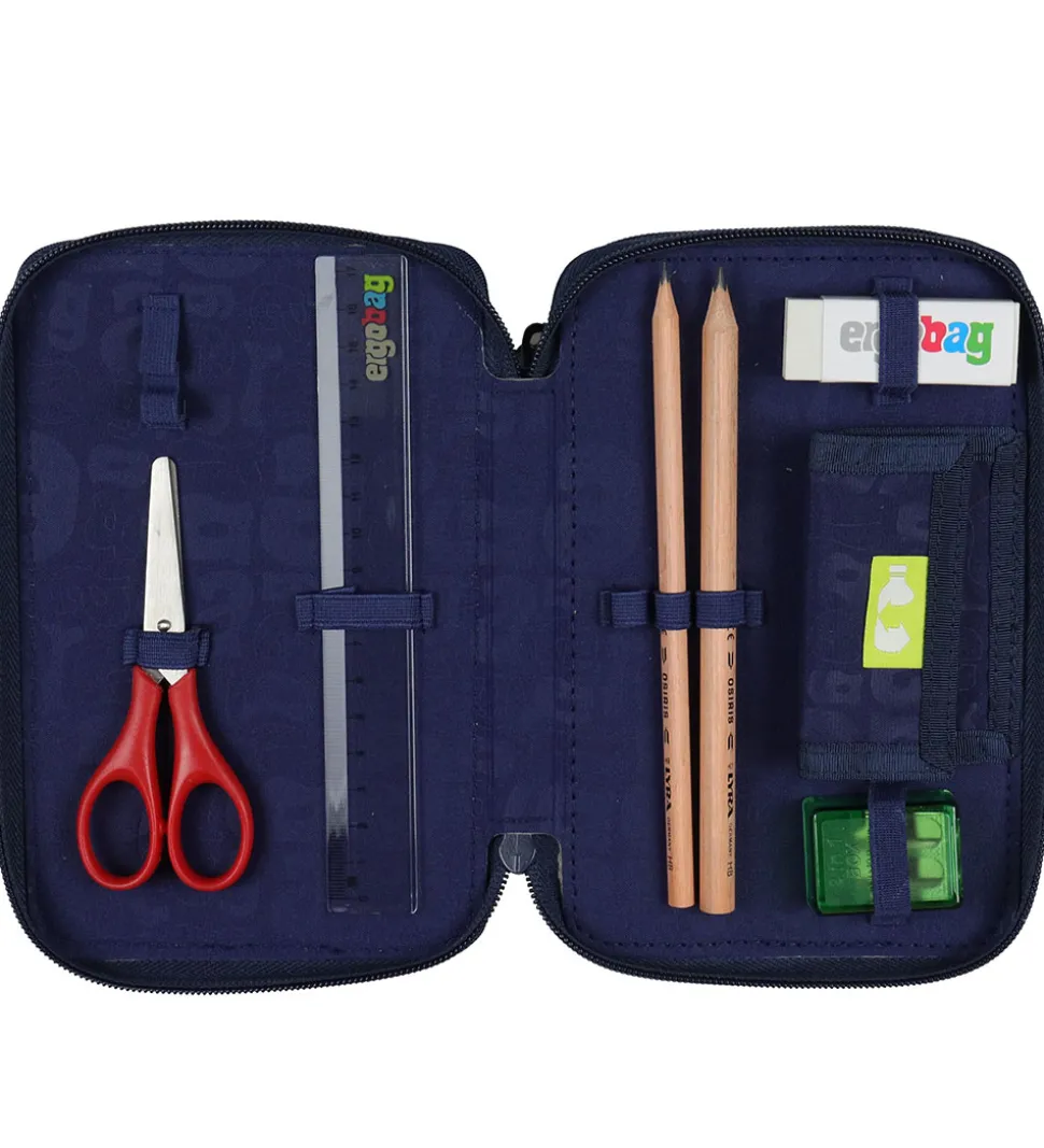 Ergobag Penalhus m. Indhold - Maxi - Pearl DiveBear