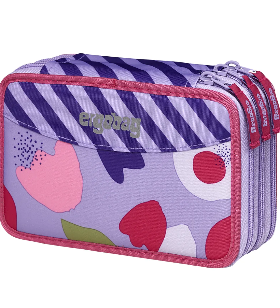 Ergobag Penalhus m. Indhold - Maxi - Flower PowBear