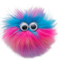 Ergobag Velcromærke - Fluffy - Pink/Blå