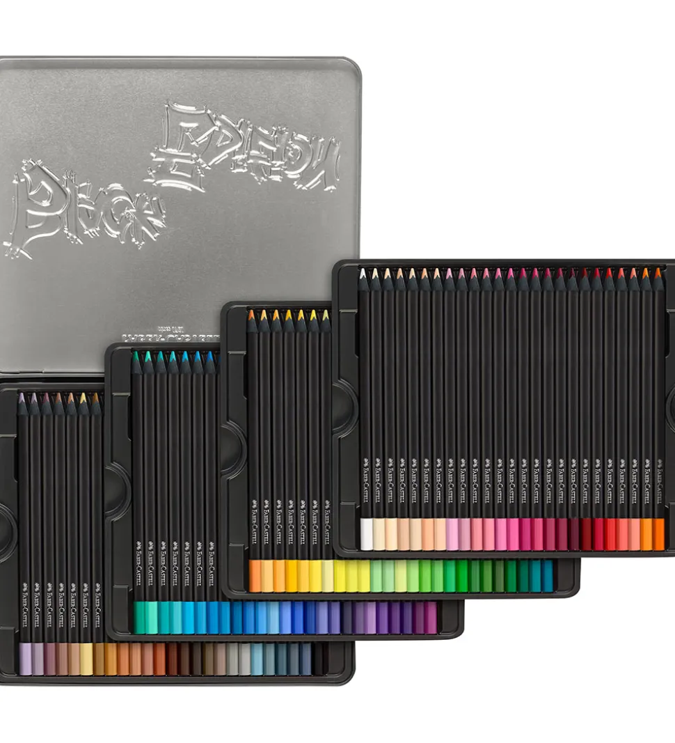 Faber-Castell Farveblyanter - Trekantet - Black Edition - 100 St