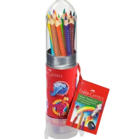 Faber-Castell Farveblyanter m. Blyantspidser - 15 stk - Multi