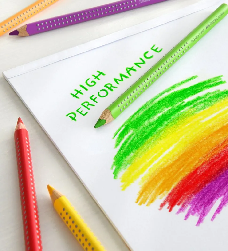 Faber-Castell Farveblyanter - Jumbo Grip - Akvarel - 16 stk - Mu