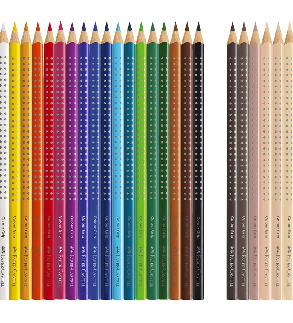 Faber-Castell Farveblyanter - 24 stk. - Multi/Skin Tones