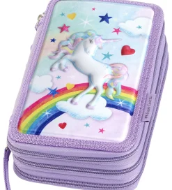 Faber-Castell Penalhus m. Indhold - Unicorn - Lilla