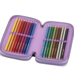 Faber-Castell Penalhus m. Indhold - Unicorn - Lilla