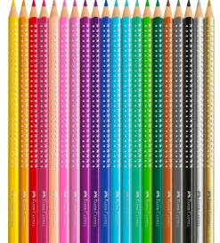 Faber-Castell Sparkle Tinæske - Farver/Spidser - 20 stk - Multi