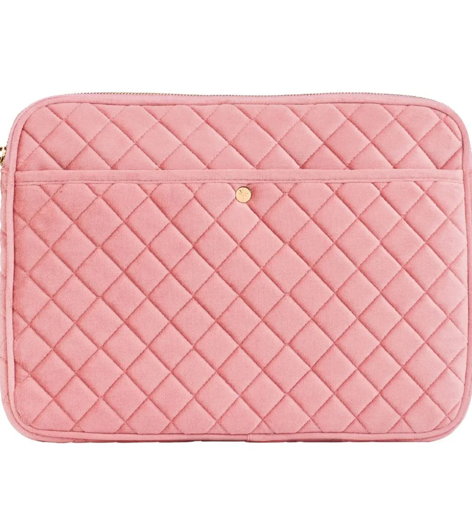Fan Palm Sleeve - Ouiltet Velour - Rose Velvet