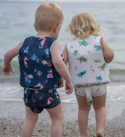 Filibabba Svømmevest - 3-4 År - UV50+ - Rainbow Reef