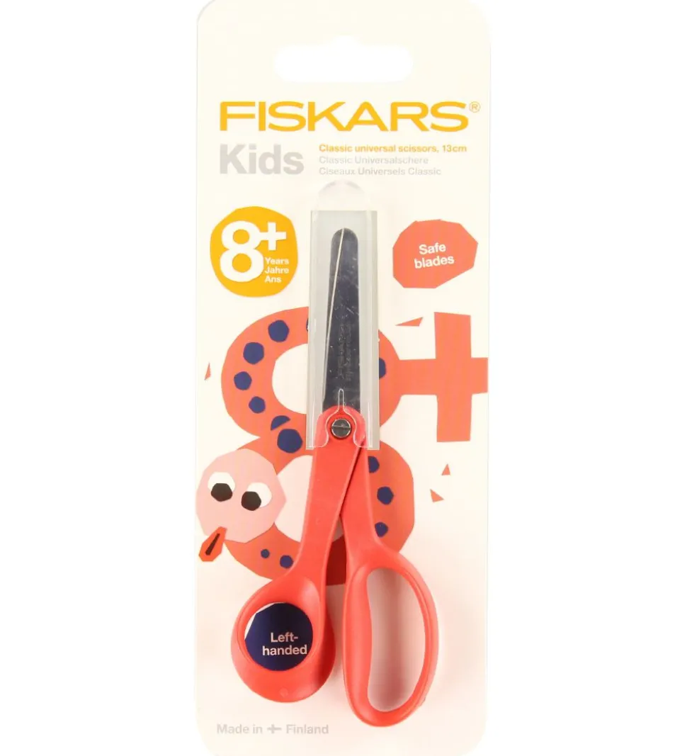 Fiskars Børnesaks - Venstre hånd - Rød