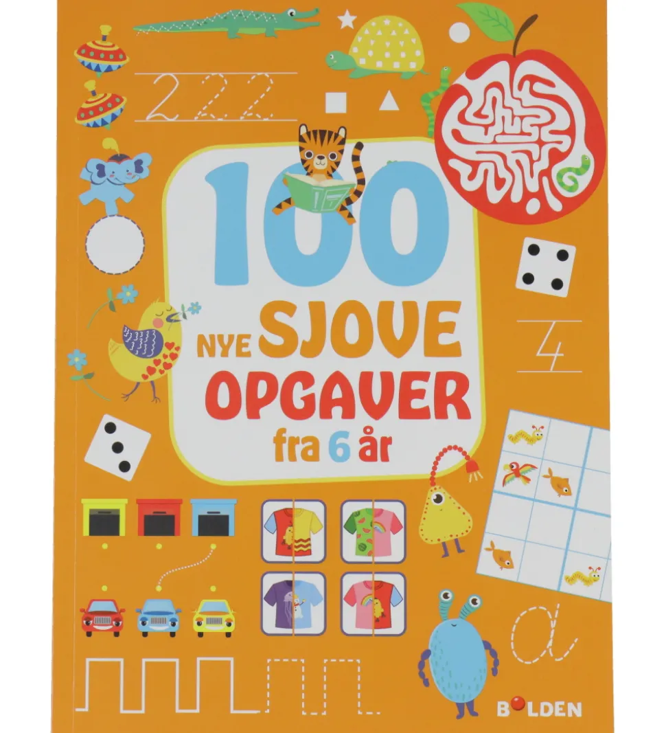 Forlaget Bolden Opgavebog - 100 Nye Sjove Opgaver - Fra 6 År