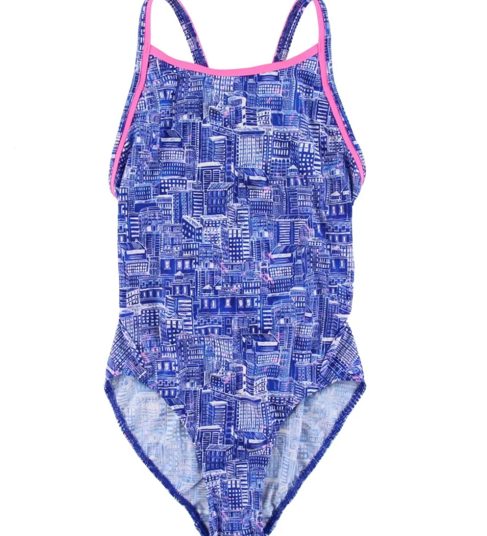 Funkita Badedragt - Diamond Back - UV50+ - Sky City