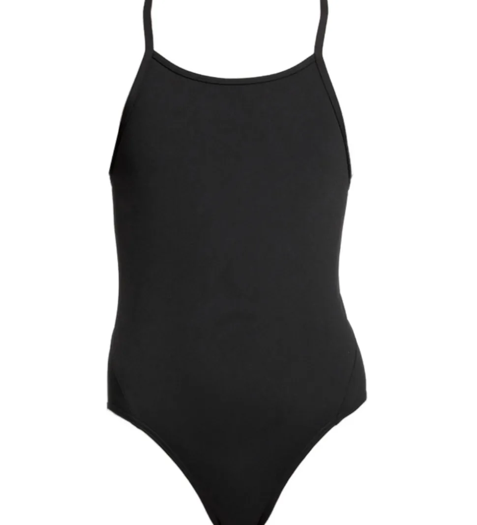 Funkita Badedragt - Diamond Back - UV50+ - Still Black