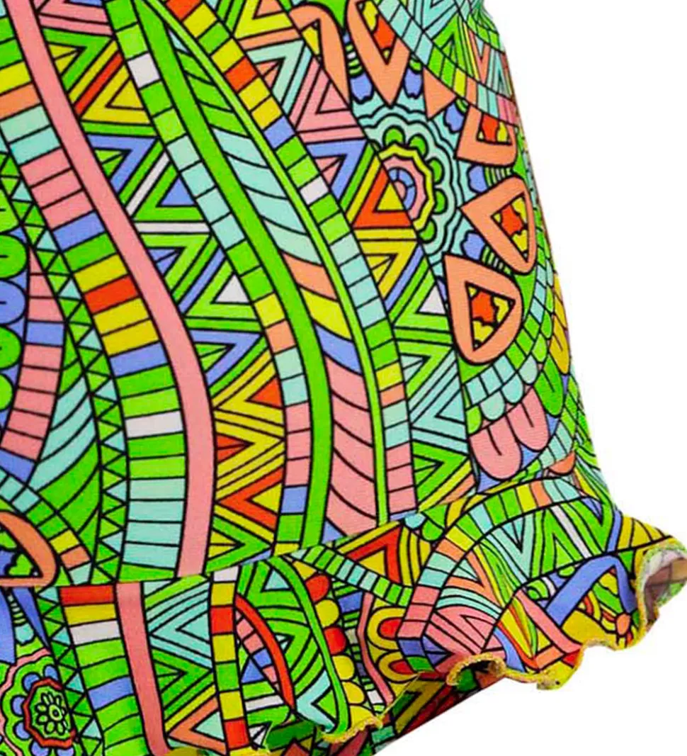 Funkita Badedragt - UV50+ - Belted Frill - Minty Mixer