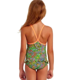 Funkita Badedragt - UV50+ - Belted Frill - Minty Mixer