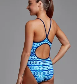 Funkita Badedragt - UV50+ - Diamond Back - Jet Propulsion