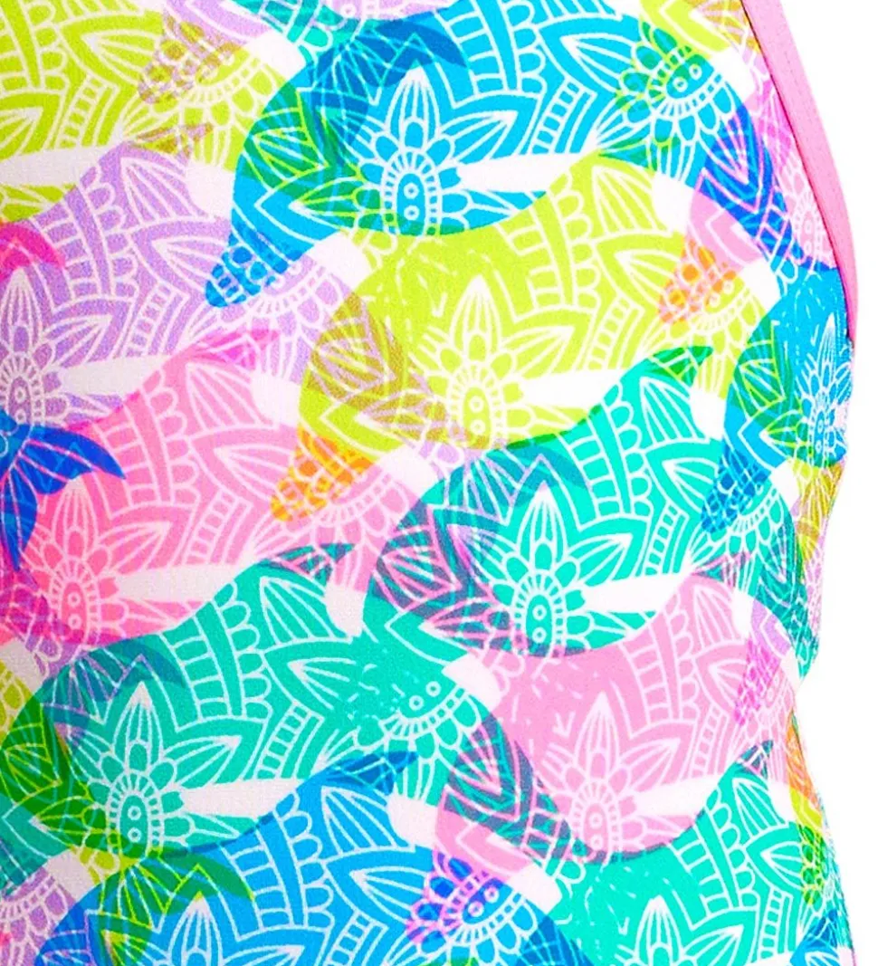 Funkita Badedragt - UV50+ - Printed One - Piece Pastel Porpie